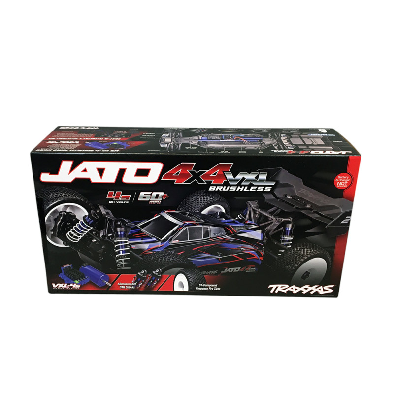 Buggy Jato 4x4 VXL 4S, RTR, 4WD, Bleu - TRAXXAS 90386-4 - 1/8