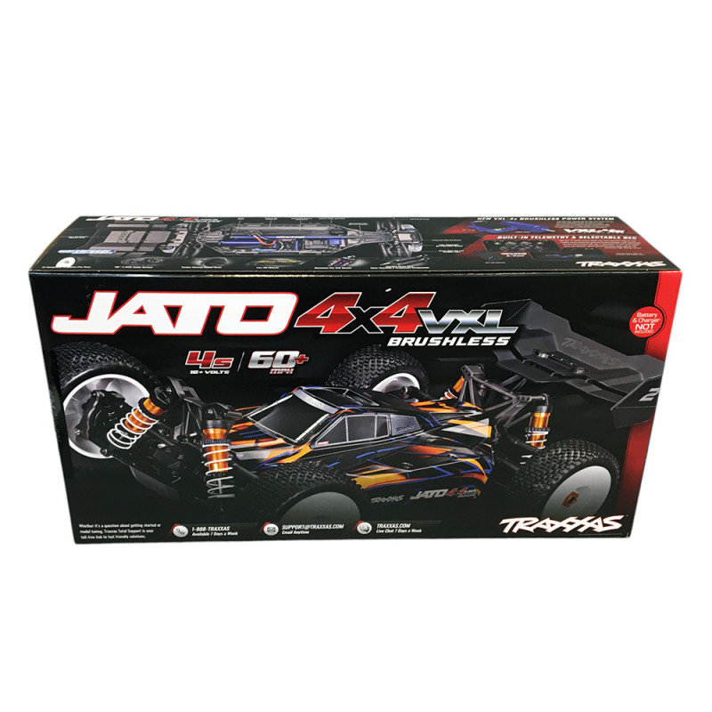 Buggy Jato 4x4 VXL 4S, RTR, 4WD, Orange - TRAXXAS 90386-4 - 1/8