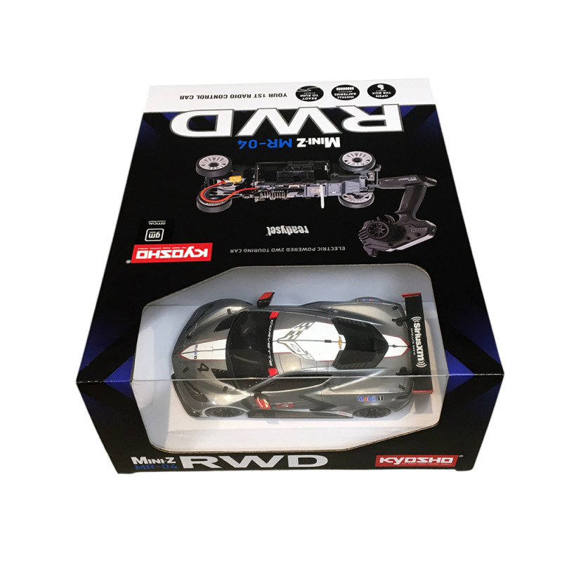Mini-Z Corvette C8-R, RTR, RWD, Métallisée - KYOSHO 32356GMW