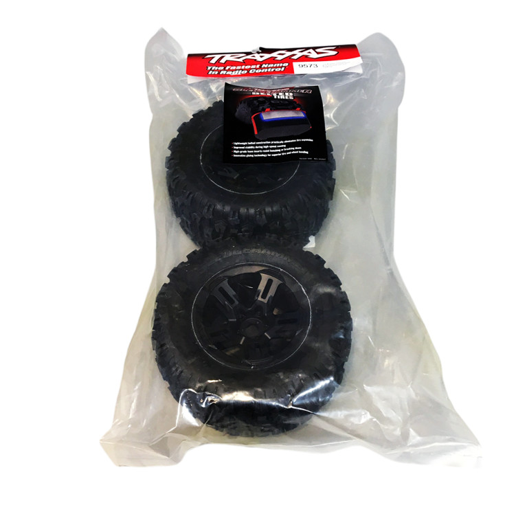 Roues montées collées SLEDGEHAMMER (pneu + jante) - TRAXXAS 9573