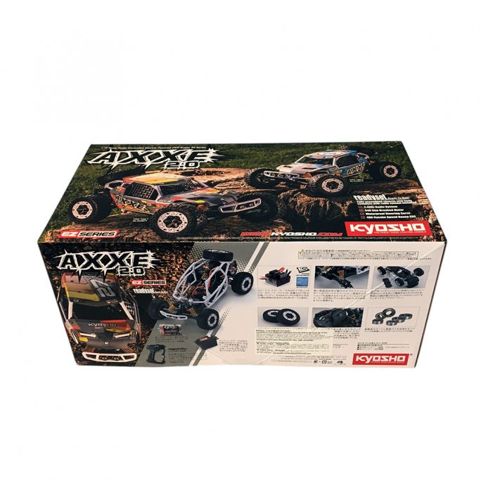 Buggy EZ Series Axxe 2.0, RTR, 2WD, Bleu - KYOSHO 34406 - 1/10