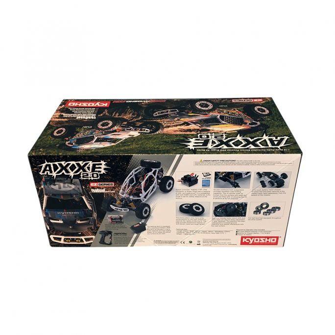 Buggy EZ Series Axxe 2.0, RTR, 2WD, Bleu - KYOSHO 34406 - 1/10