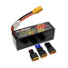 Batterie LiPo 4s 14.8V 7200mAh 50C multi-connecteurs BASHING - PINK PERFORMANCE PP3-4S7200-M