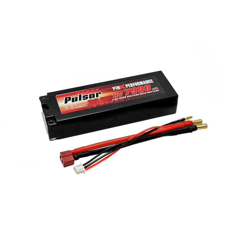 Batterie Pulsar LiPo 2s 7.6V 7900mAh 130C (5mm) - PINK PERFORMANCE PP4-2S7900HV-5