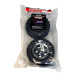 2 Roues montées collées SLEDGEHAMMER (pneu + jante chromée) - TRAXXAS 9573A - 1/10