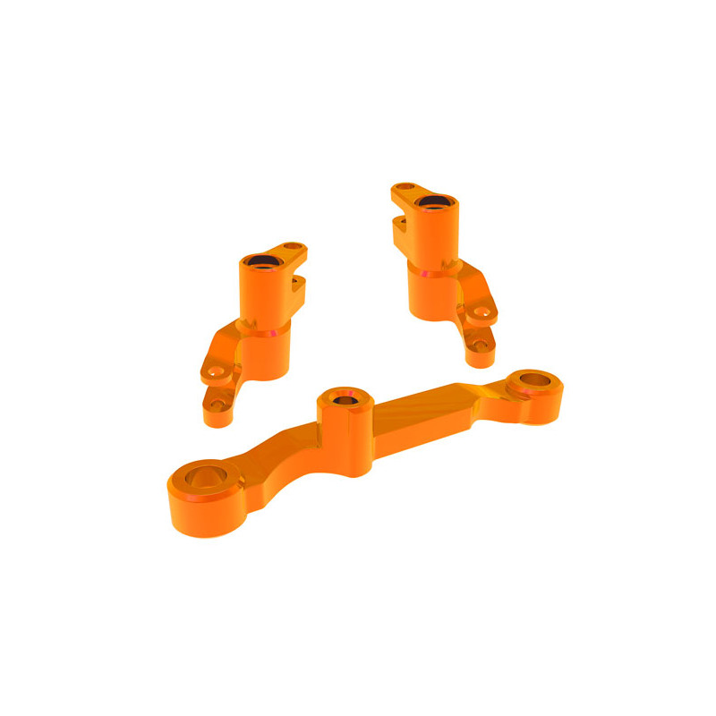 Renvoi de direction aluminium orange - TRAXXAS 10743-ORNG