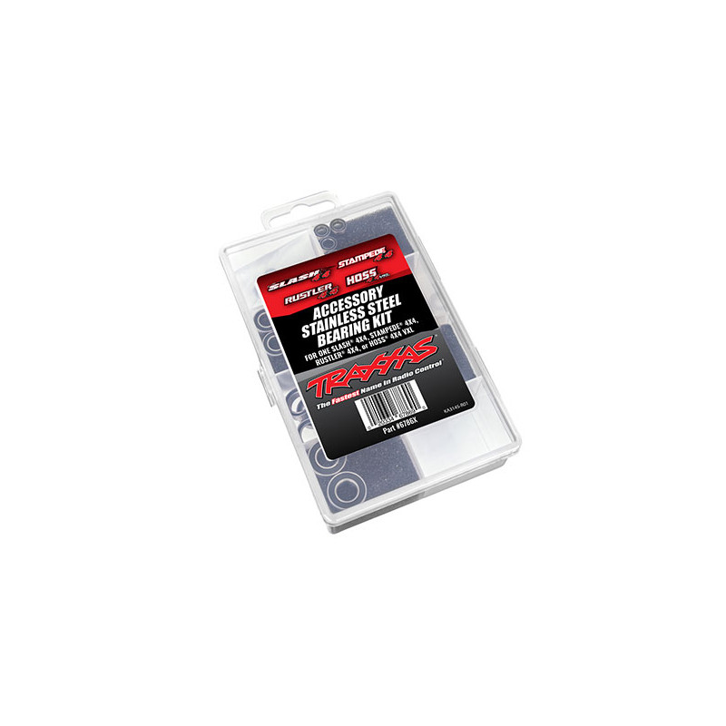 Kit de roulements en acier inoxydable 4X4 - TRAXXAS 6786X Kit de roulements en acier inoxydable 4X4 - TRAXXAS 6786X