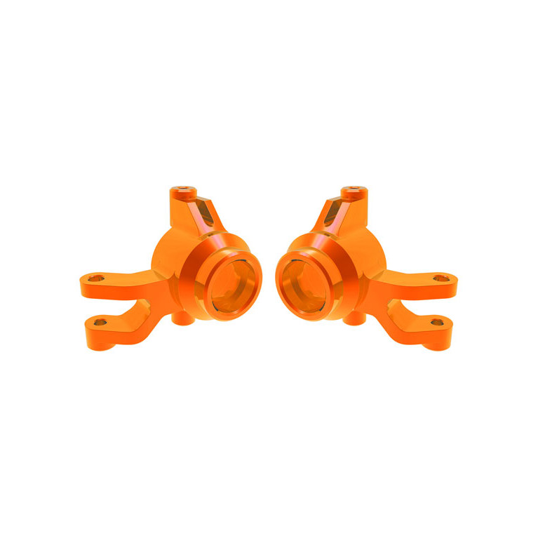 Fusées de direction en aluminium - TRAXXAS 10734-ORNG