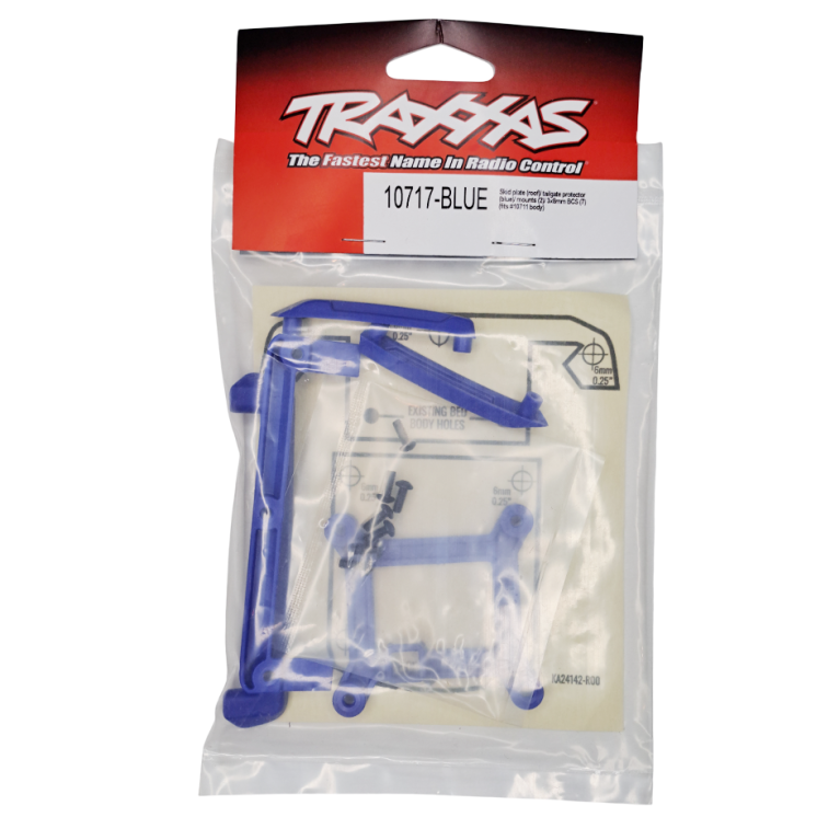 Plaque de protection toit - TRAXXAS 10717-BLUE