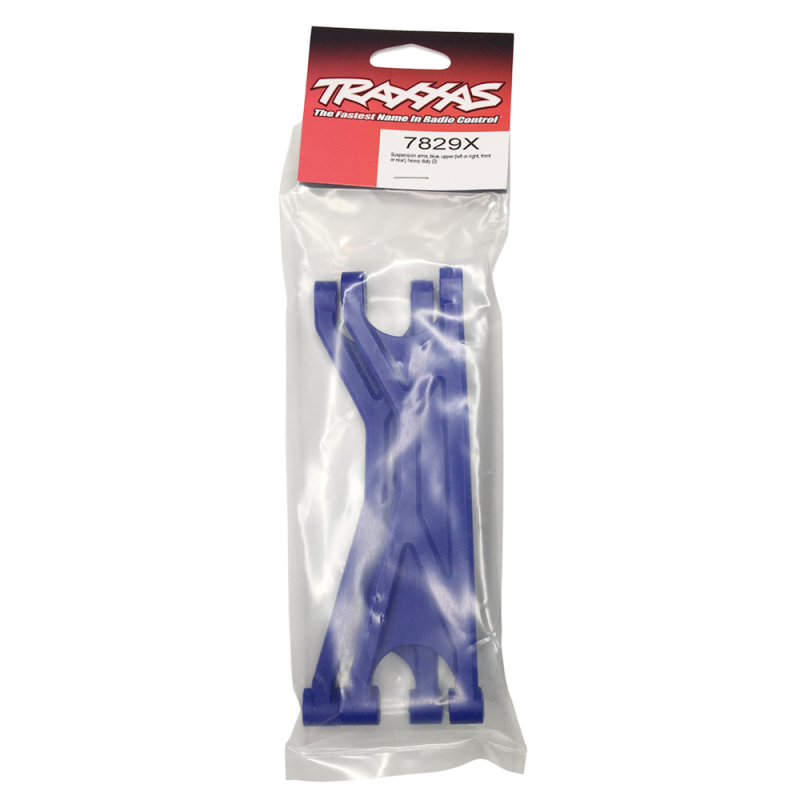 Triangles de suspension supérieur bleu - TRAXXAS 7829X