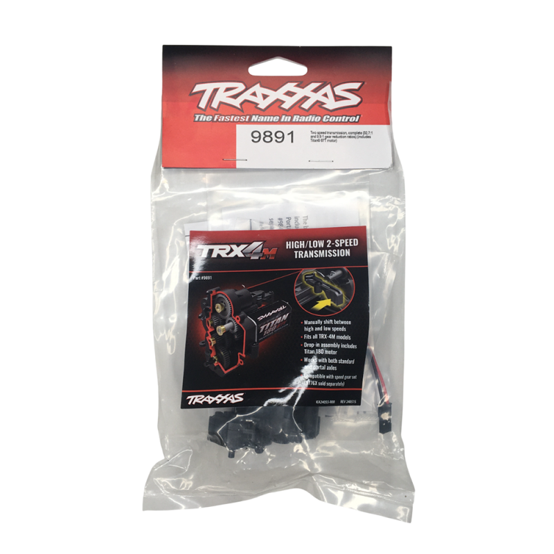 Transmission haute/basse à 2 vitesses TRX-4M - TRAXXAS 9891