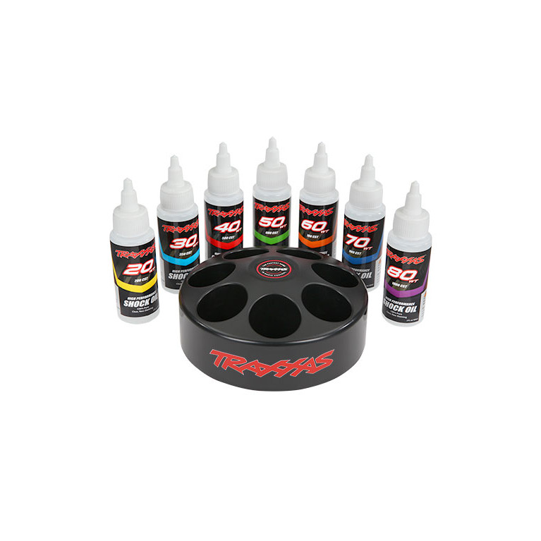 Lot d'huiles d'amortisseurs Premium + Support - TRAXXAS 5038X
