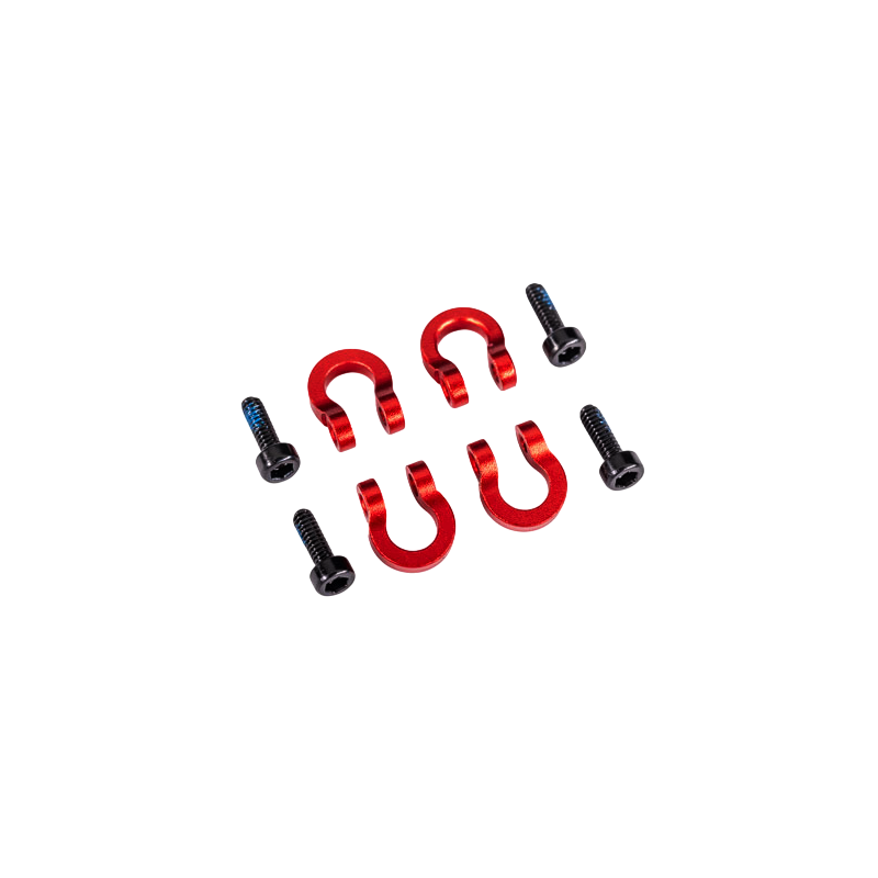 Anneaux/Crochets en D pour pare-chocs (x4) - TRAXXAS 9734R
