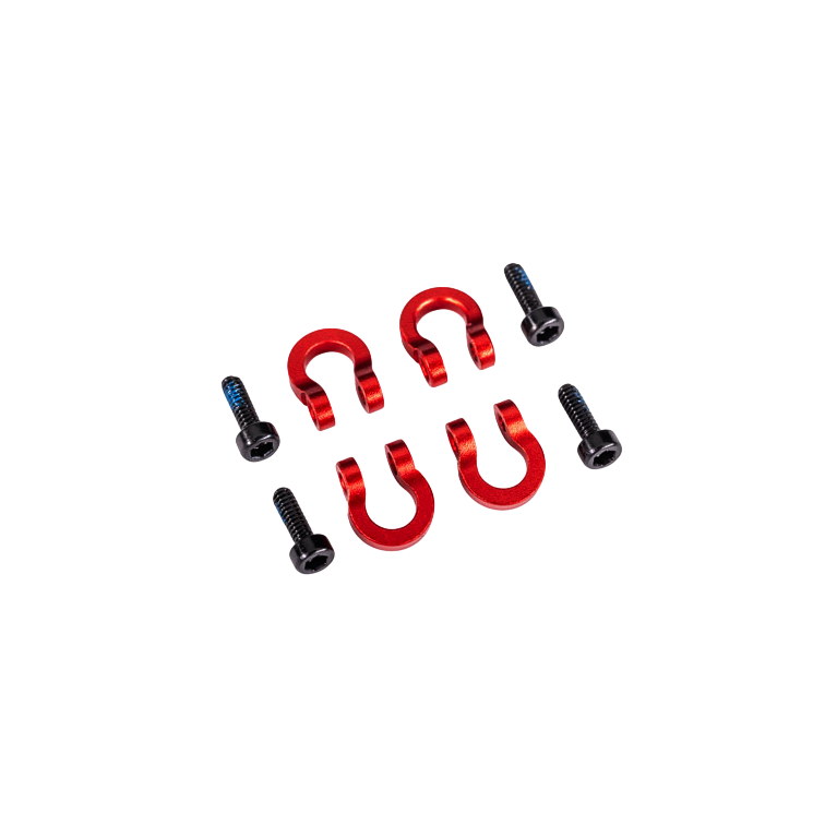 Anneaux/Crochets en D pour pare-chocs (x4) - TRAXXAS 9734R