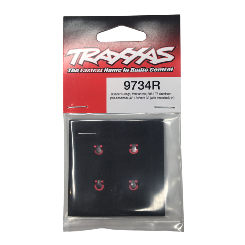 Anneaux/Crochets en D pour pare-chocs (x4) - TRAXXAS 9734R