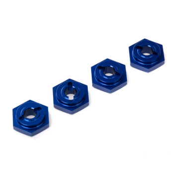 Hexagones de roues (x 4) Bleu - TRAXXAS 7154X
