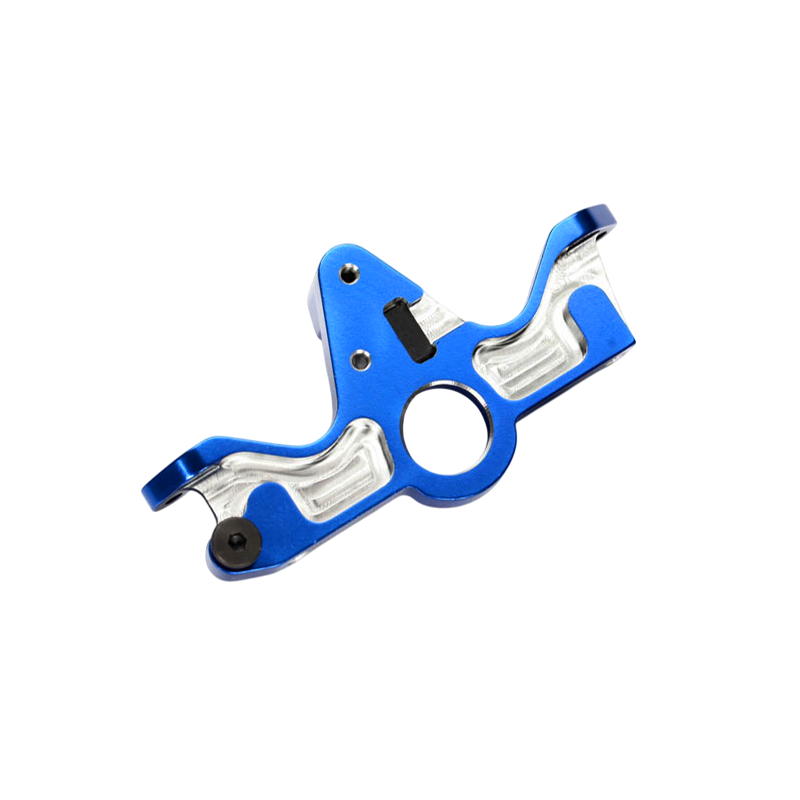 Support moteur aluminium Bleu - TRAXXAS 6860R