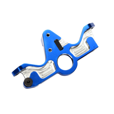 Support moteur aluminium Bleu - TRAXXAS 6860R