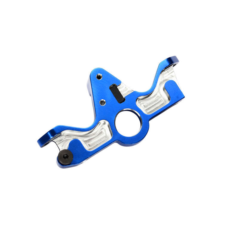 Support moteur aluminium Bleu - TRAXXAS 6860R