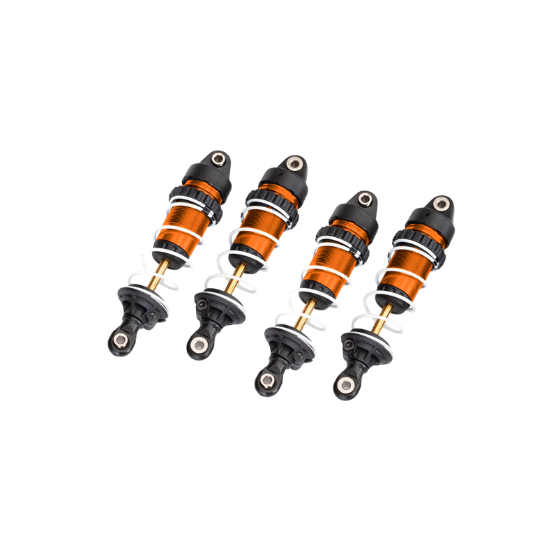 Amortisseurs GTR aluminium Orange - TRAXXAS 10765-ORNG