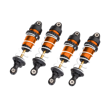 Amortisseurs GTR aluminium Orange - TRAXXAS 10765-ORNG