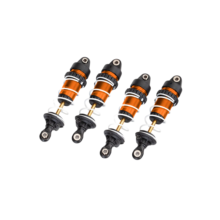 Amortisseurs GTR aluminium Orange - TRAXXAS 10765-ORNG