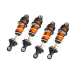 Amortisseurs GTR aluminium Orange - TRAXXAS 10765-ORNG