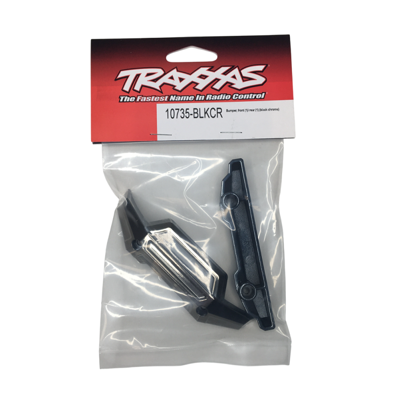Pare-chocs avant et arrière chrômé noir - TRAXXAS 10735-BLKCR