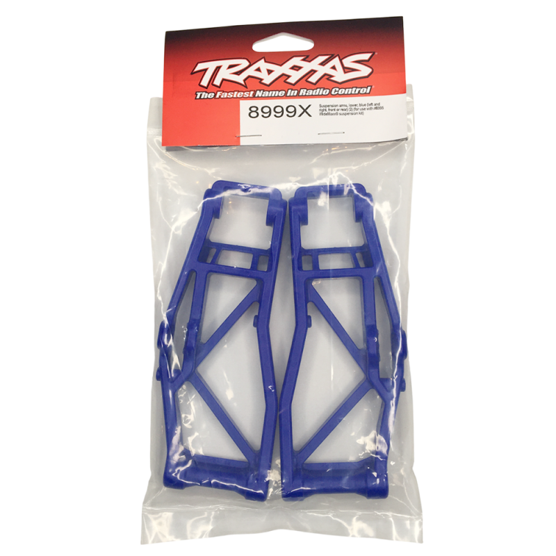 Triangles de Suspension Inférieurs WideMaxx Bleu (x2) - TRAXXAS 8999X