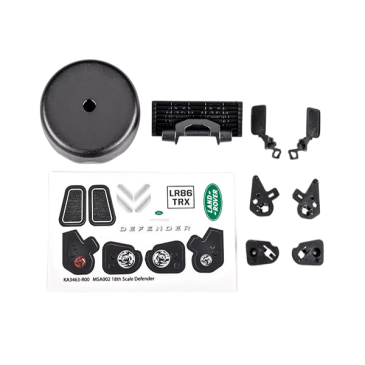 Rétroviseurs latéraux / cache-roue Land Rover - TRAXXAS 9720