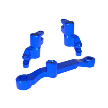 Renvoi de direction aluminium bleu - TRAXXAS 10743-BLUE