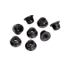 Écrous nylstop 5 mm - Noirs (x8) - TRAXXAS 8447