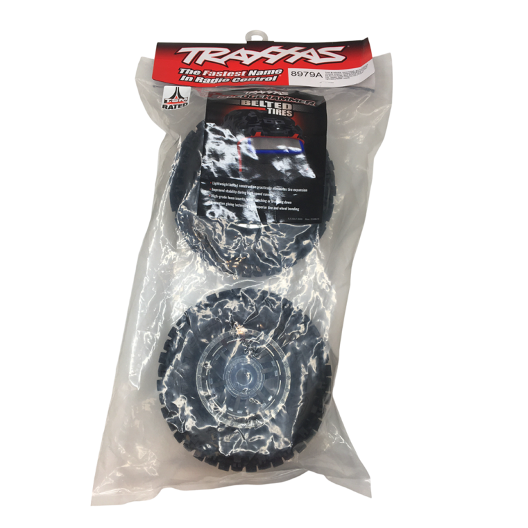 2 Roues montées collées Sledgehammer renforcés - TRAXXAS 8979A