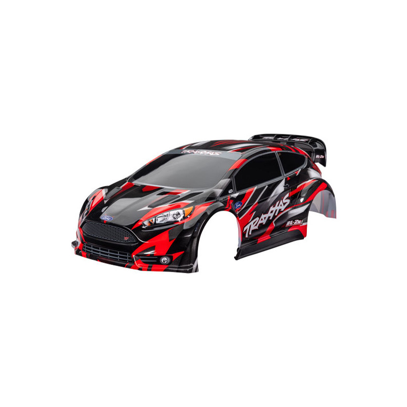 Carrosserie Ford Fiesta ST Rally Rouge - TRAXXAS 7418-RED