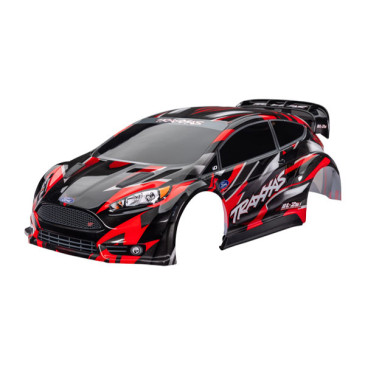 Carrosserie Ford Fiesta ST Rally Rouge - TRAXXAS 7418-RED