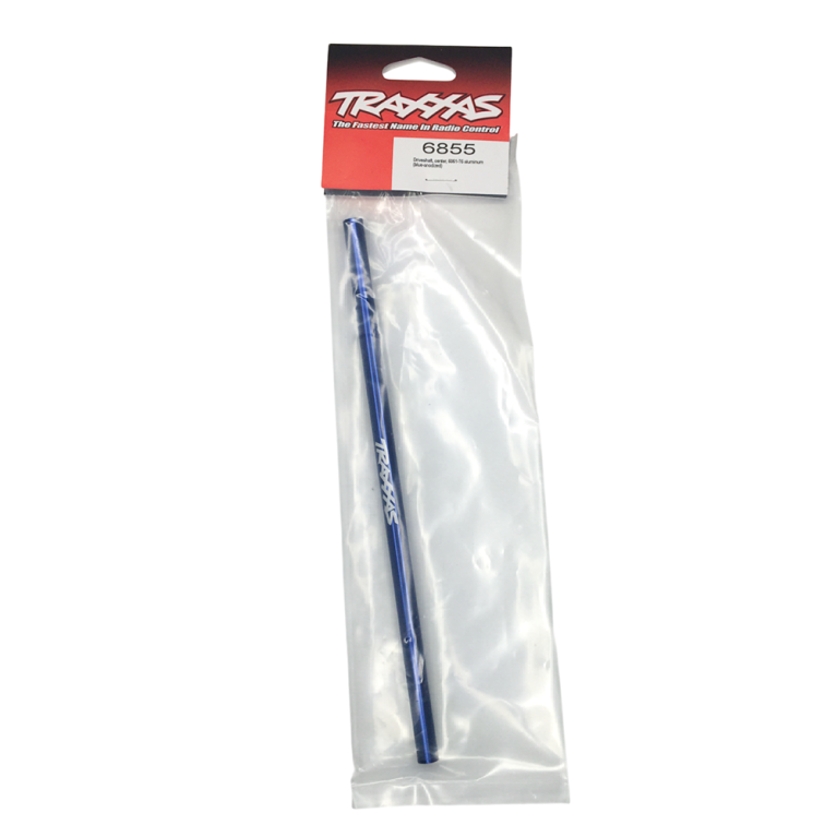 Cardan central en aluminium bleu - TRAXXAS 6855
