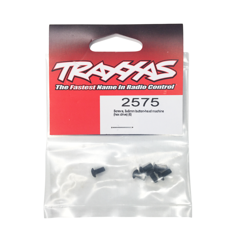 Vis BTR à tête bombée 3x6 mm (x6) - TRAXXAS 2575