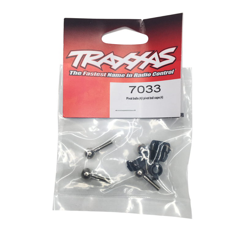 Rotules et bagues de fusée (x4) - TRAXXAS 7033