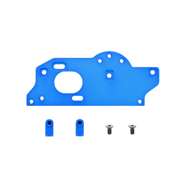 Support moteur TA08R en aluminium bleu - TAMIYA 22081