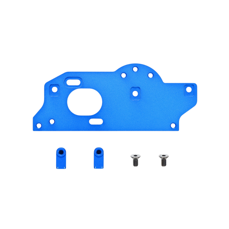 Support moteur TA08R en aluminium bleu - TAMIYA 22081