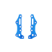 Support en aluminium pour triangles avant - TAMIYA 22083