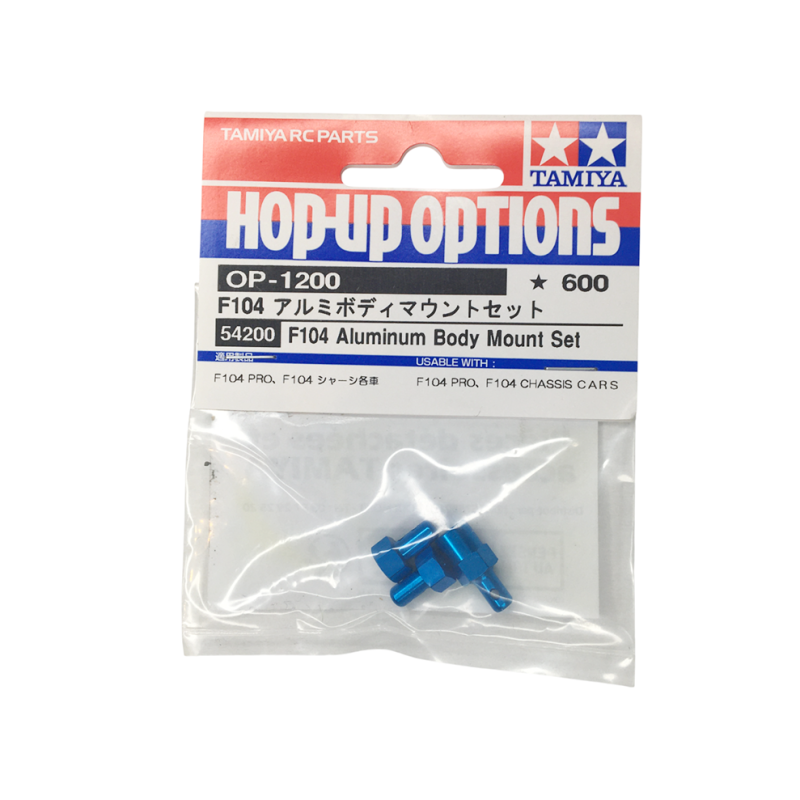 Plots de carrosserie en aluminium bleu - TAMIYA 54200