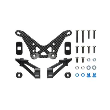 Support d'amortisseur carbone arrière TD2/TD4 - TAMIYA 22061