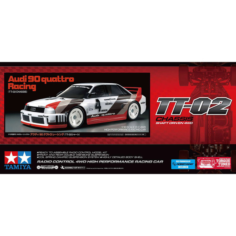Réservation Audi 90 Quattro Racing TT02 - 1/10