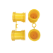 Jantes jaunes AV/ARR CW-01 - TAMIYA 9335036