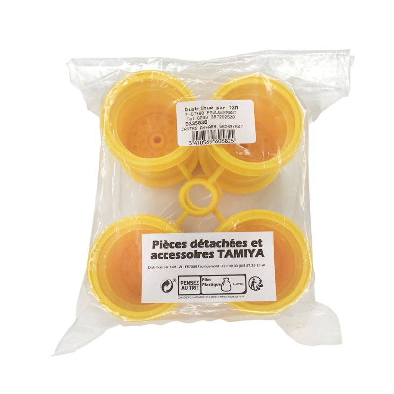 Jantes jaunes AV/ARR CW-01 - TAMIYA 9335036