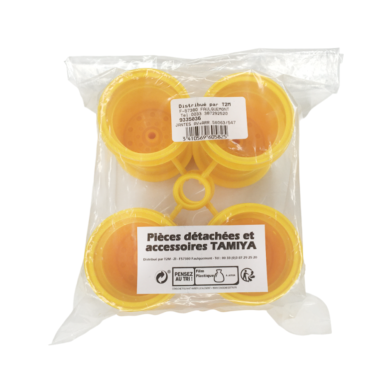 Jantes jaunes AV/ARR CW-01 - TAMIYA 9335036