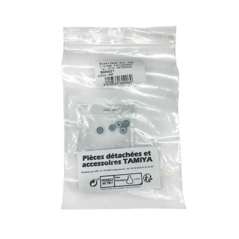 Écrous de pression 3 mm - TAMIYA 9805827
