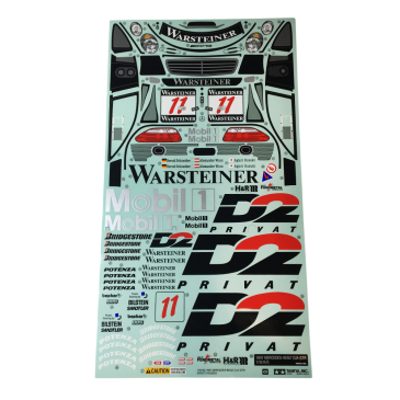 Stickers Mercedes-Benz CLK-GTR 1997 - TAMIYA 9494222