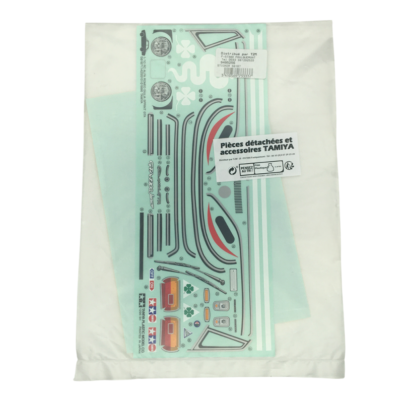 Stickers Alfa Romeo Giulia Sprint GTA - TAMIYA 9495256